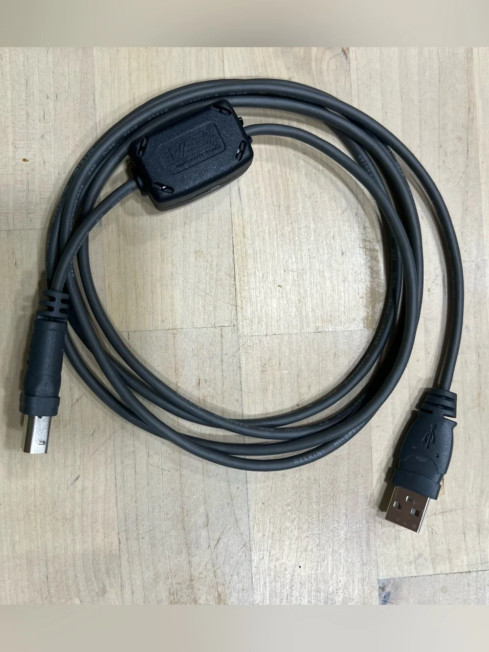 Wurth Electronics USB A to USB B Cable with Ferrite Core